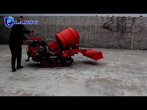 Rubber crawler Tracked dumper cement mixer for sale