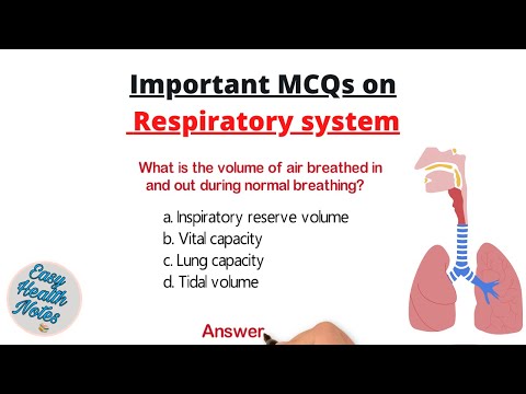 Know about the respiratory System ।। Important MCQs with answers