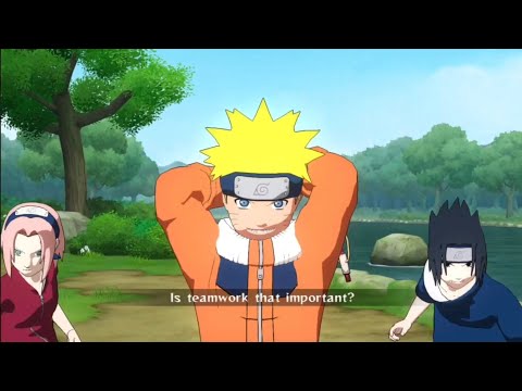 ultimate ninja storm is teamwork that important? kakashi vs team 7 and a new mission.