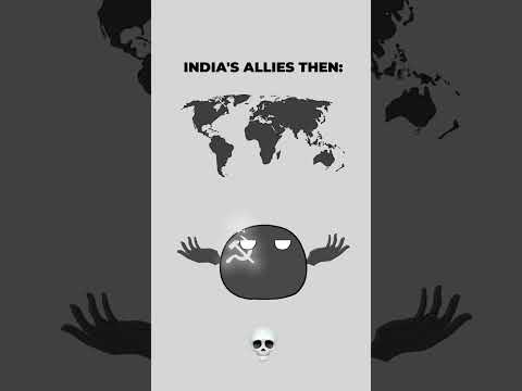 India's allies now vs then 💀 | #shorts #viral #countries