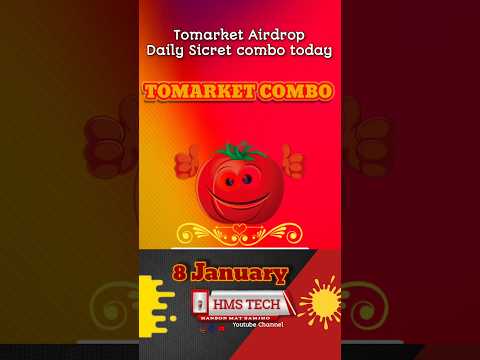 8 January Tomarket daily combo card | tomarket today combo |toma combo today | #tomarket #combotoday