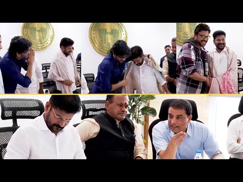 Allu Arjun Sandhya Theater Issue | Nagajuna, Venkatesh & Many TFI Celebs Meeting With Revanth Reddy