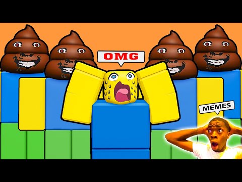 ROBLOX Need More Poop Funny Moments | POU’S Revenge Poop Ending | Bacon Strong Skip School