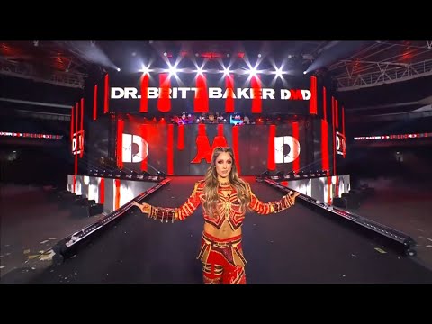 Brit Baker DMD Entrance ALL IN LONDON 2024