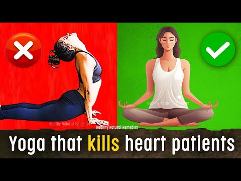 Yoga poses that kills heart patient. Avoid these yoga poses if you have heart issue. Best Heart Yoga