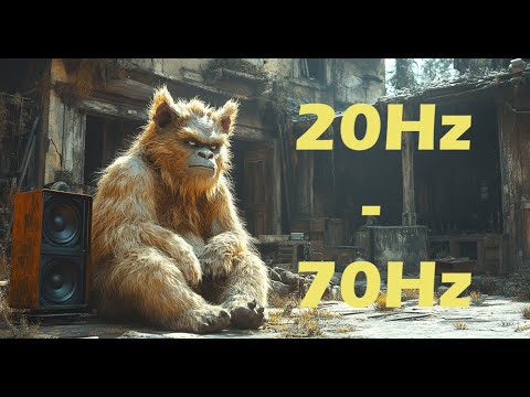 20Hz - 70Hz Ultimate Subwoofer Bass Test | Deep Frequencies | Extreme Low-End Sound Test