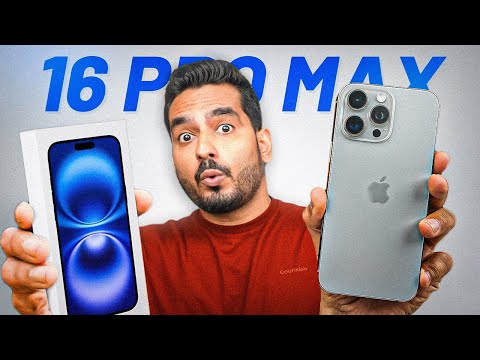 iPhone 16 Pro max Unboxing & First Impressions! Natural Titanium