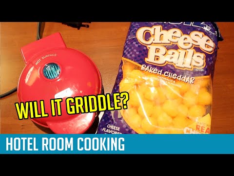 Will It Griddle? Utz Baked Cheddar Cheese Balls * Hotel Cooking * Dollar Tree Food * Frankenfood