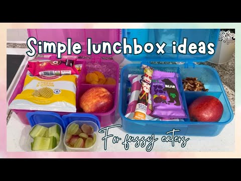 SIMPLE SCHOOL LUNCHBOX IDEAS | FUSSY EATER LUNCHES | UK MUM OF 2