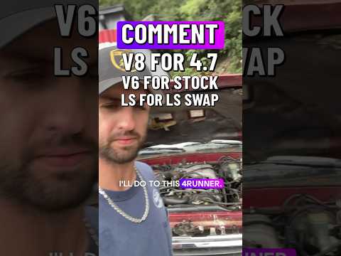 I need your help. 4Runner v8 or v6? #askyoutube #carbuild #project #diy #offroad #shorts