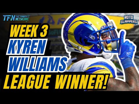 Week 3 Fantasy Football Waiver Wire | League Winner | RB Kyren Williams