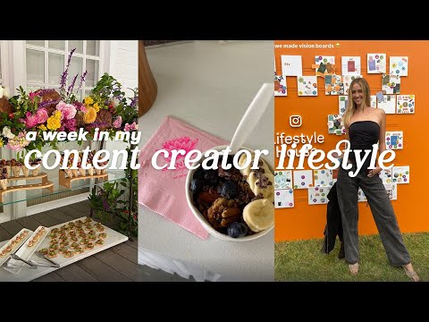 a week as a FULL-TIME content creator (photoshoot, influencer event & more)