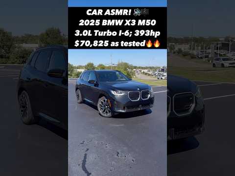 CAR ASMR: Is the NEW 2025 BMW X3 More Premium than Ever??