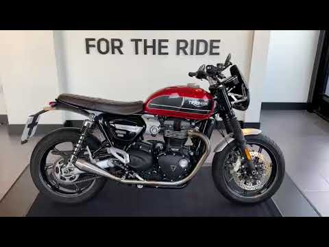 Triumph Speed Twin finished in Carnival / Black