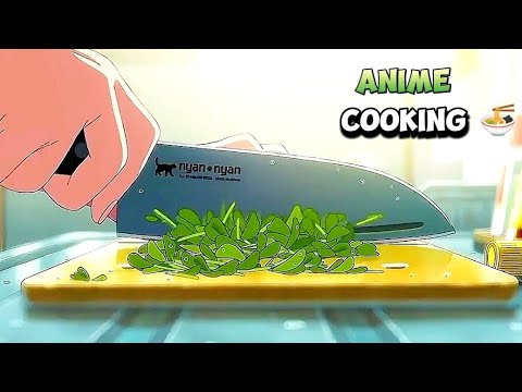 Relaxing Anime Cooking Compilation || Aesthetic Anime ASMR🍜🍲