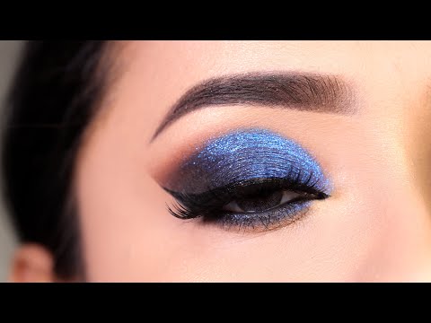 Blue Smokey Eyeshadow Look || Party Eye Makeup Tutorial || Shilpa