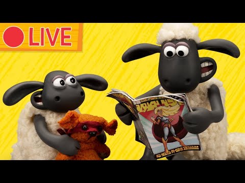 LIVE 🚨 NEW FULL EPISODES🐑 Cartoons for kids, Preschool, Shaun the Sheep