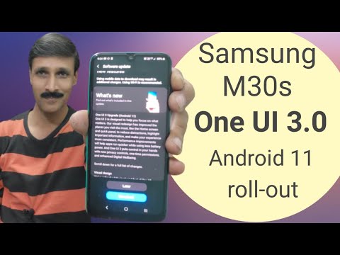 Samsung M30s One UI 3.0 android 11 update release