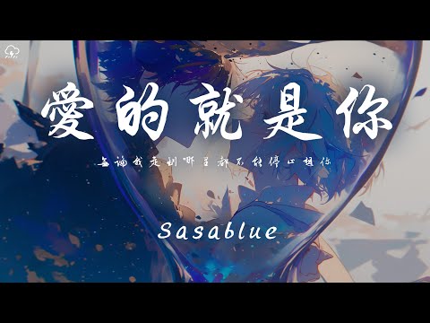 Sasablue - 愛的就是你 「無論我走到哪裡都不能停止想你」【動態歌詞/PinyinLyrics】♪