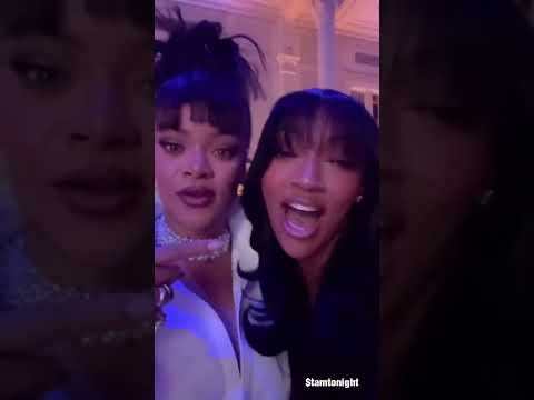 Angel Reese meets Rihanna at the 2024 Footwear News Achievement Awards !! #FNAA #tamtonight