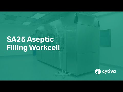 Gloveless isolator for aseptic filling: Cytiva SA25 Aseptic Filling Workcell