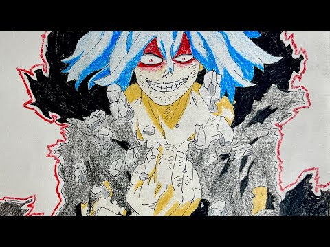 Drawing Shigaraki from My Hero Academia (Boku no Hero Akademia)