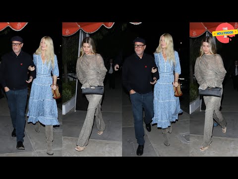 CLAUDIA SCHIFFER & MATTHEW VAUGHN & SOFIA RICHIE & HER HUSBAND CELEBRATE ELLIOTS31ST BIRTHDAY DINNER