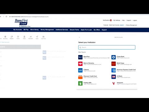 Linking Non-BancFirst Accounts to Online Banking