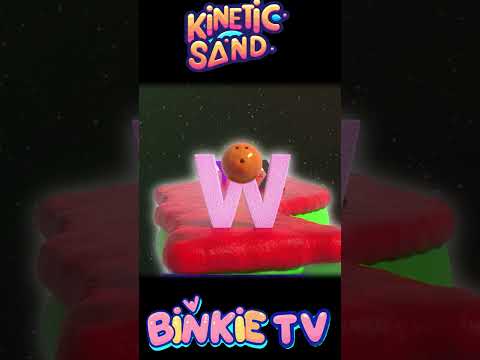 Learn Alphabet with Kinetic Sand Bowling Ball ABC Song Space Adventure  #alphabetadventure