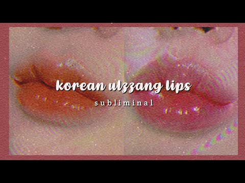 :°› korean ulzzang lips (subliminal) ✨👄