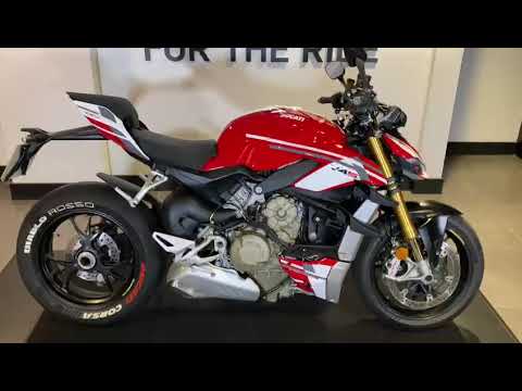 Ducati Streetfighter V4S finished in Ducati red