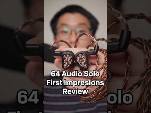 An Open-Back Planar from 64 Audio?! First Impressions Review of the 64 Audio Solo #inearmonitors