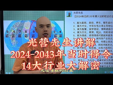 未來九運2024一2043年，這十四大行業將會大旺#九運#八字教學#李居明#易經#推薦