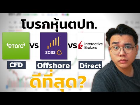 เทียบโบรกเกอร์หุ้นต่างประเทศที่ดีที่สุด ในปี2022 | Etoro vs IBKR vs SCB easy invest