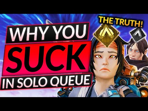 YOU SUCK AT SOLO QUEUE - TOP 3 Mistakes Ruining Your Climb - Apex Legends Guide