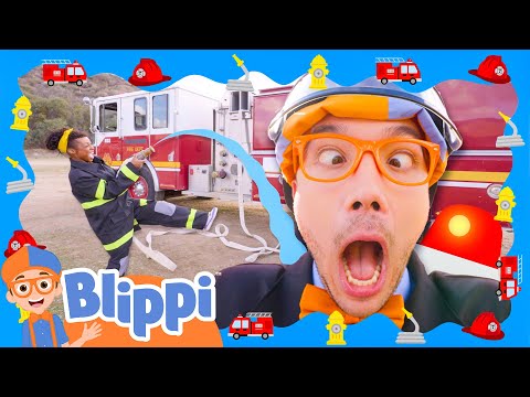 Fire Truck Song | Blippi | CoComelon Kids Songs & Nursery Rhymes