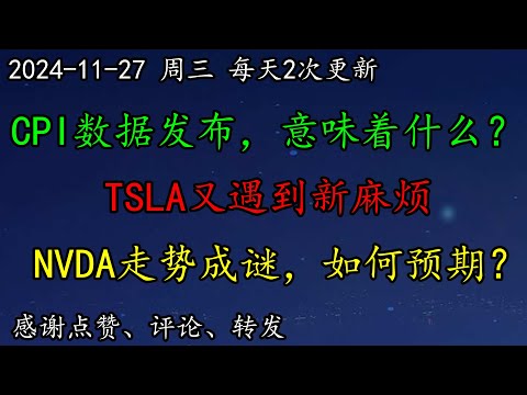 美股 科技股完了！重要！CPI数据发布，意味着什么？TSLA又遇到新麻烦，如何调整思路？NVDA走势成谜，如何预期？SOXL在极限位置拉扯，怎么办？区块链又大涨，如何预期？美元走势如何预期？