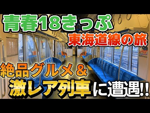 【浜松グルメ】青春18きっぷの旅in東海道線【米原で激レア2列車に遭遇】