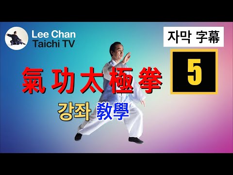 【氣功太極拳 기공타이치 5】 誰都能做到的最簡單的太極拳! 누구나 어디서든 할 수 있는 가장 쉬운 태극권! (自動字幕)