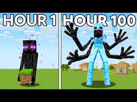 I Spent 24 Hours As An Enderman In Minecraft