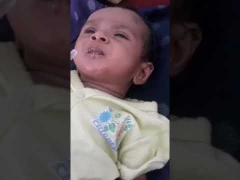 Dawai pike kaisa laga cute baby reaction ....😂😂