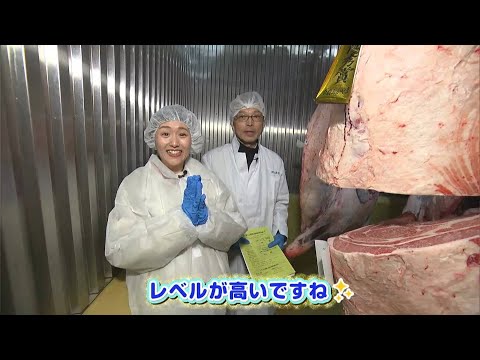 ハイレベル！岡山県産の牛や豚の肉質を競う「岡山県枝肉共進会」｜【笑味ちゃん天気予報】2024年12月6日放送