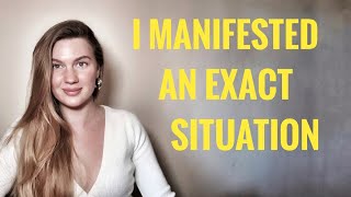 how I manifested an exact situation I scripted. scripting manifestation success story