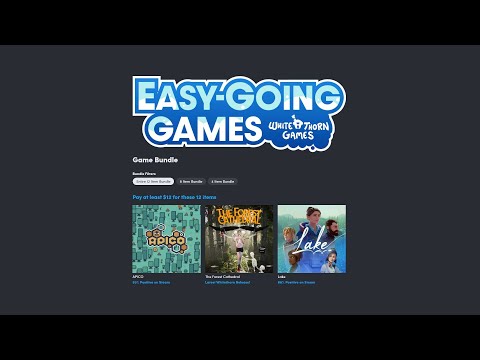 Humble Easy-Going Games Bundle Out Now