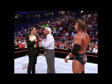 Shawn Triple H & Ric Flair segment before Armageddon - RAW 09 December 2002