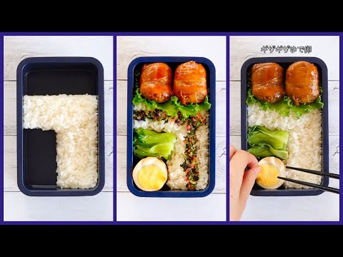 How to pack Japanese Bento🍱 Lunch Box #10