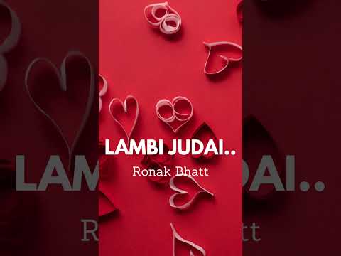 Lambi Judaai | Reshma | Atif aslam | Cover | Ronak Bhatt | #ronakbhattrz​ #lambijudaai