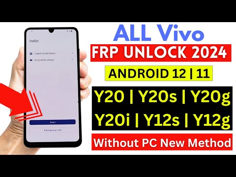 All Vivo FRP Bypass 2024 ! Vivo Y20/Y20s/Y20g/Y20i/Y12g/Y12s, Google Account Bypass Without PC