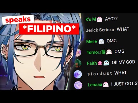 chat broke when Hex spoke fluent Filipino...