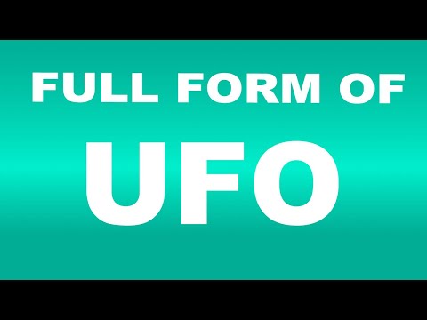 Full Form of UFO | What is UFO Full Form | UFO Abbreviation